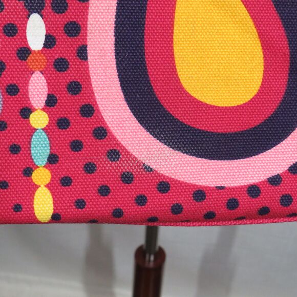 Amika Signature Rope Handle Large Tote Bag In Floral Pink Multi - Picture 3 of 11